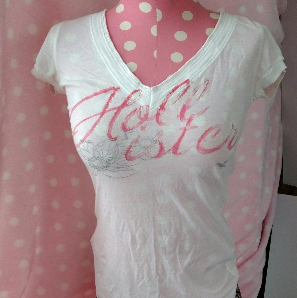 Hollister v neck T shirt